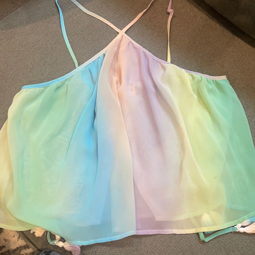 Multi color top